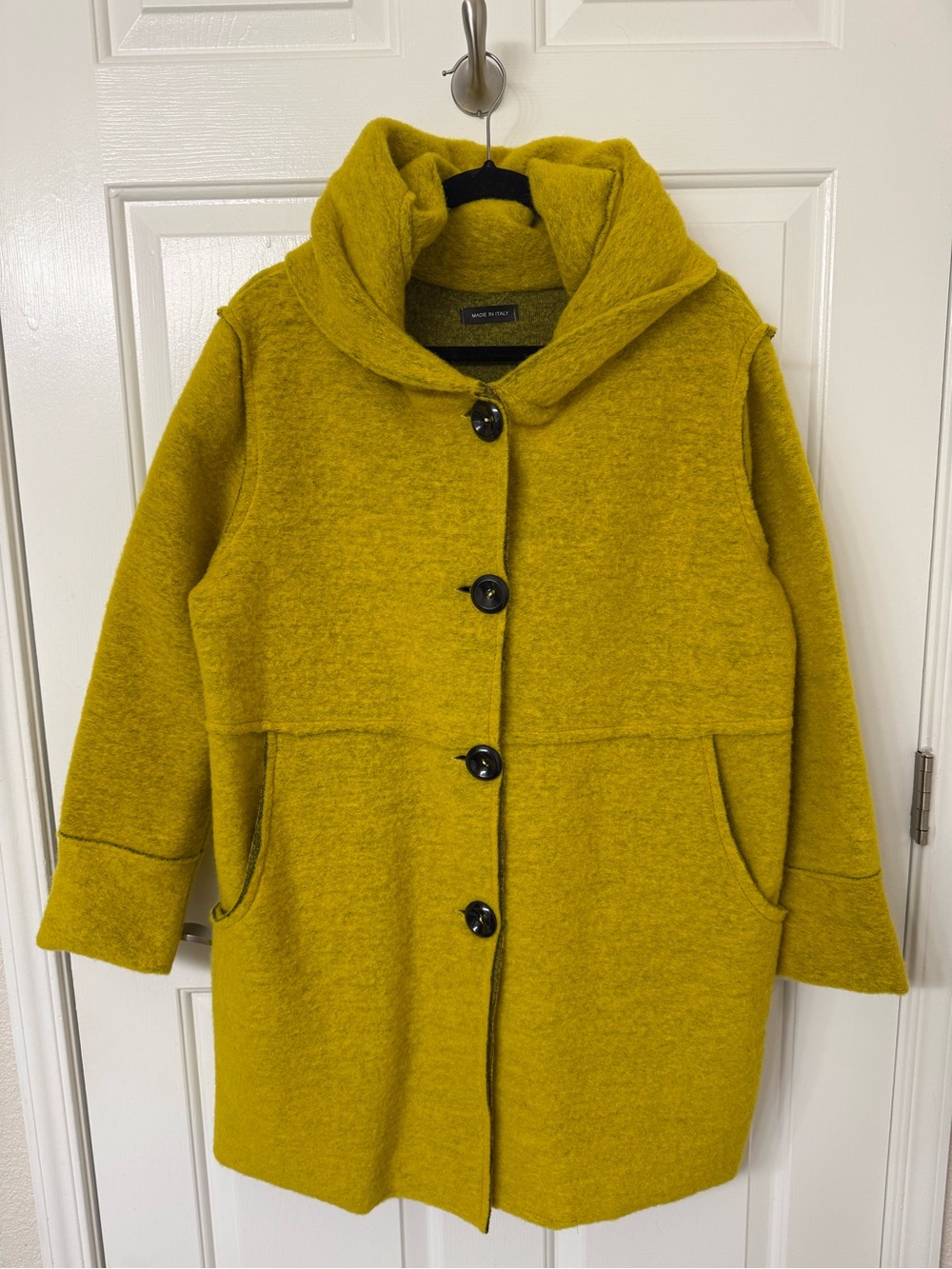 Women’s Vintage Wool Blend Coat Made in Italy Size L